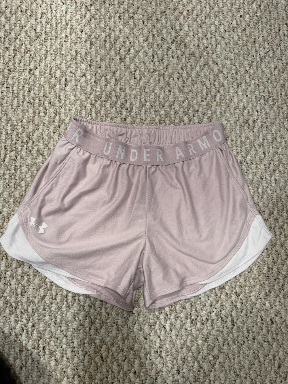 Under Armour Women’s Tech Play Up 3” Shorts pink